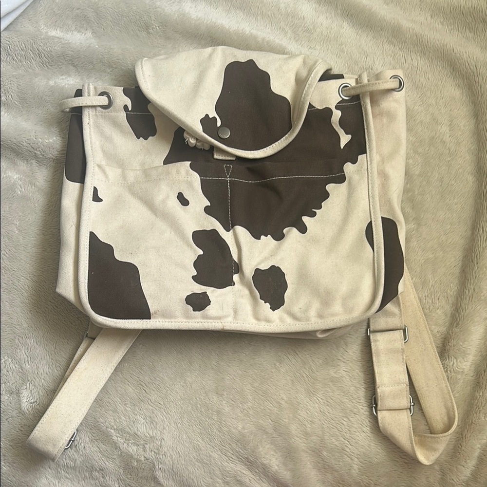BAGGU Cow Print Backpack